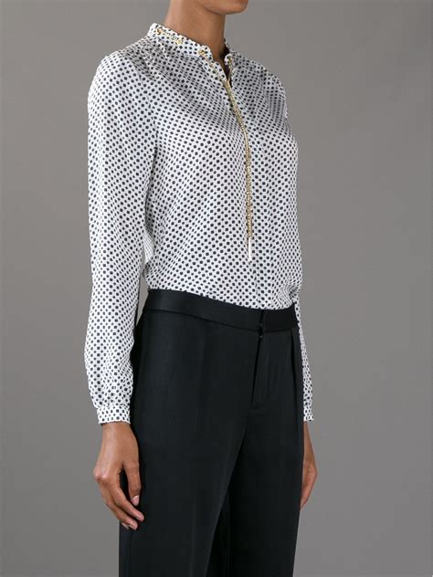 michael kors geometric womens shirt|Tailored/Classic.